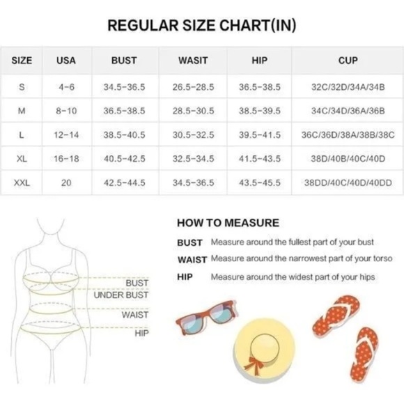 Marinavida Women’s Swimsuit 2 Pieces Size M - Picture 10 of 10